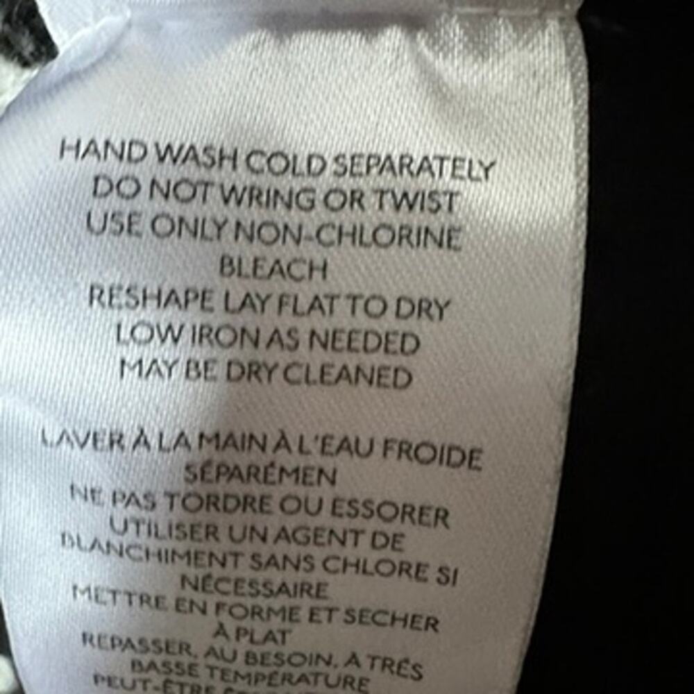 Anthropologie Maeve Sweater Vest Womens XL Black Striped Gold Button Preppy - Picture 9 of 12